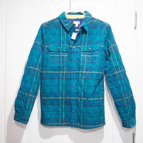 Cat and Jack  Blue/Green Youth Shacket / Womens Small - Picture 1 of 6